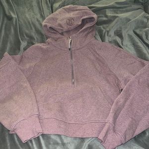 Lululemon Oversized Scuba Hoodie Heathered Pink Taupe